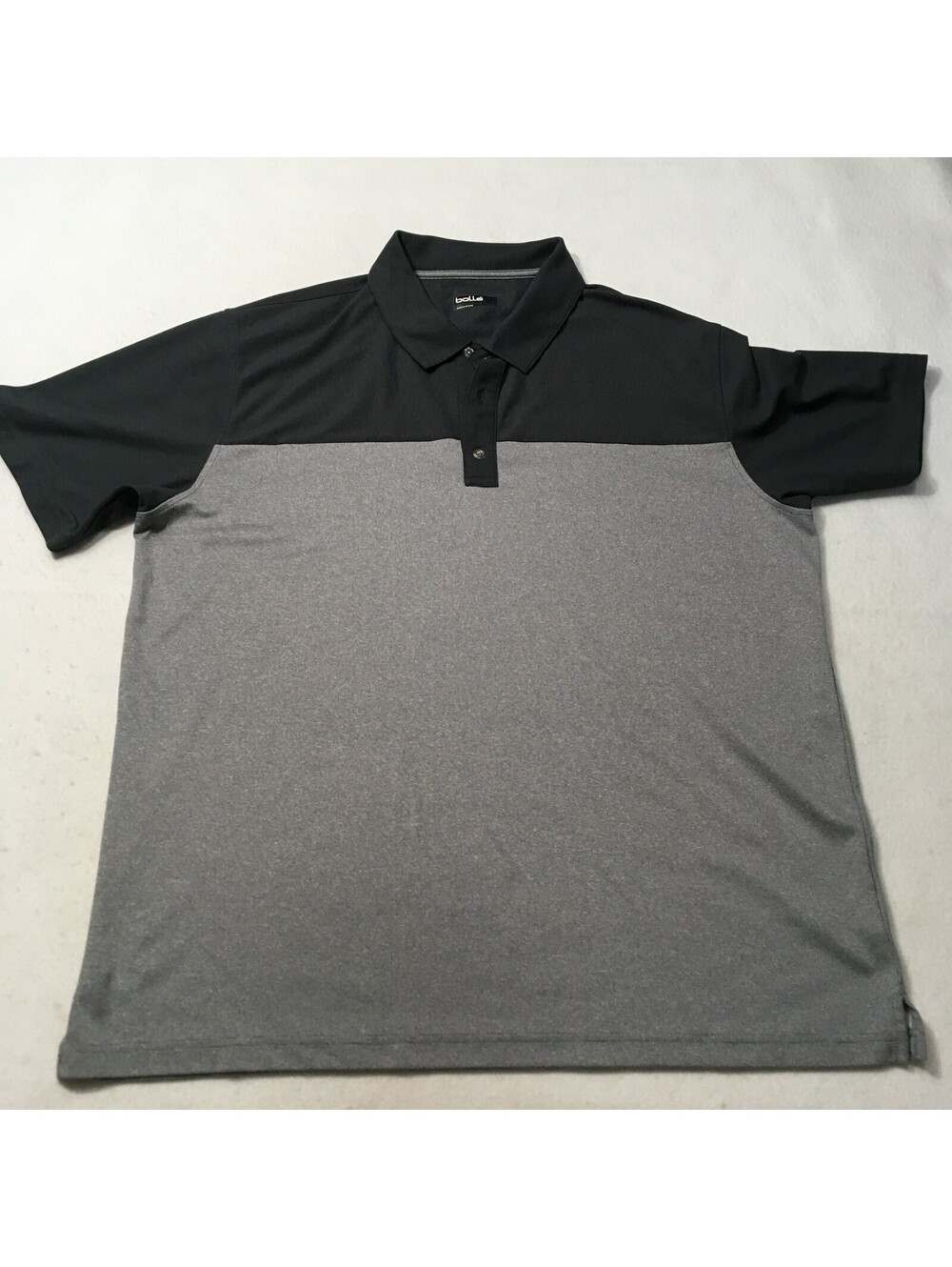 Bolle Shirt Mens XXL 2XL Blue Polo Jersey Performance Golf Club Athleisure
